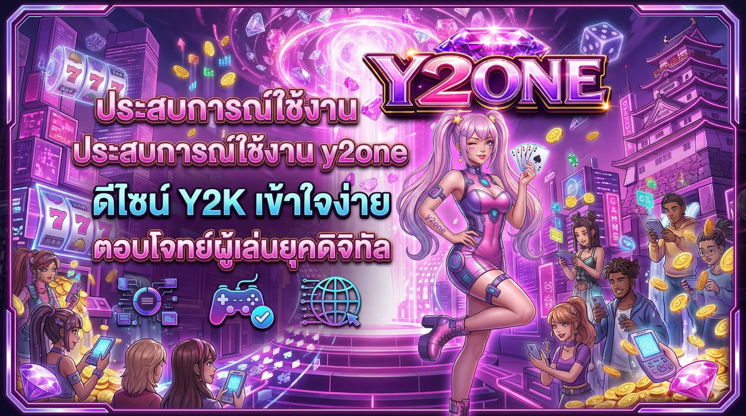 ประสบการณ์ใช้งาน y2one ดีไซน์ Y2K เข้าใจง่าย ตอบโจทย์ผู้เล่นยุคดิจิทัล
